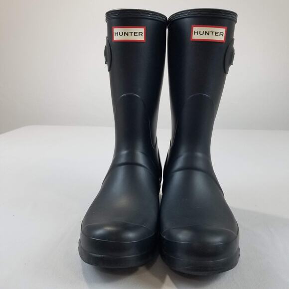 Hunter Boots Original Short Rain Boots Womens Size 9 Waterproof Rubber Shoes - Picture 3 of 11